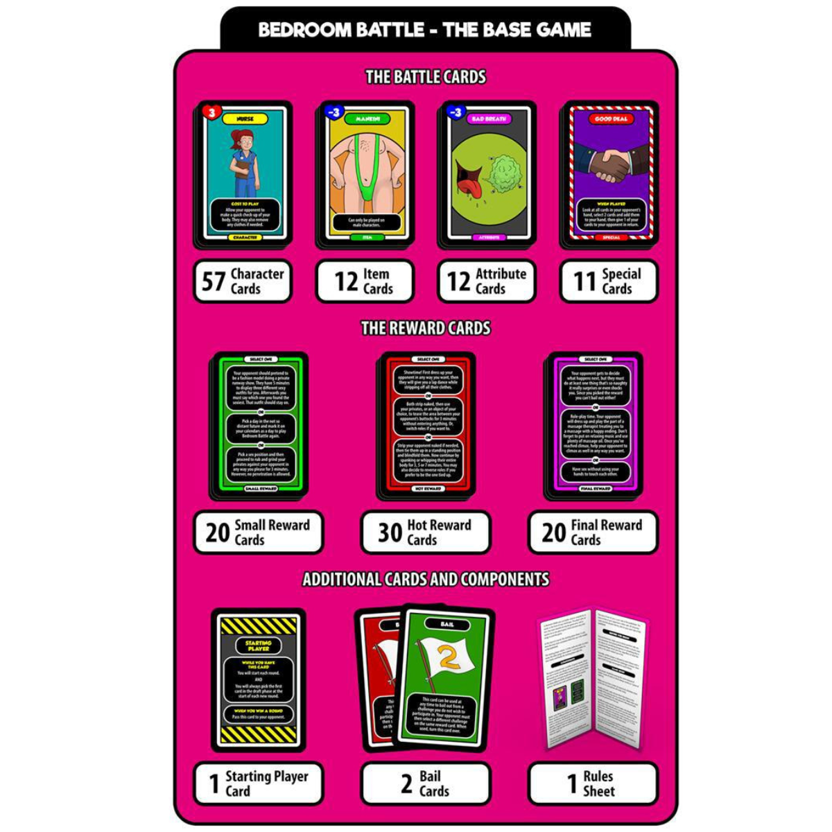 Bedroom Battle Game – Sex Card Game For All Adult Couples