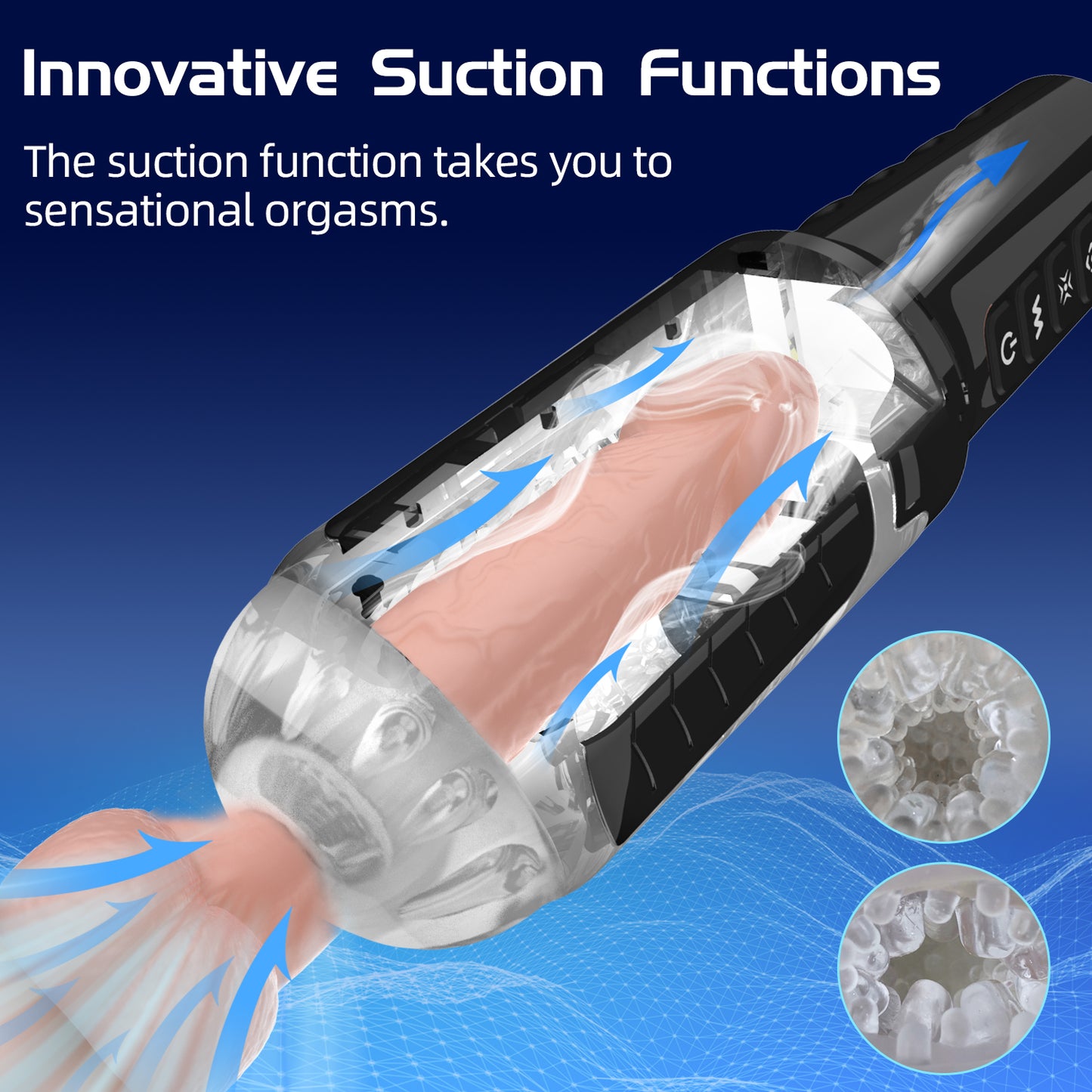Men's Automatic Electric Personal Massager with Intelligent Features
