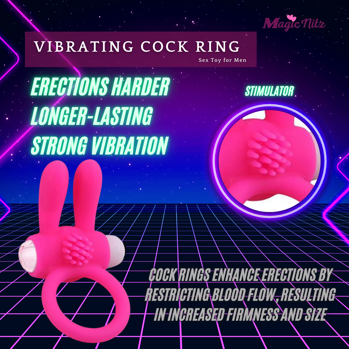 Vibrating Rabbit Cock Ring