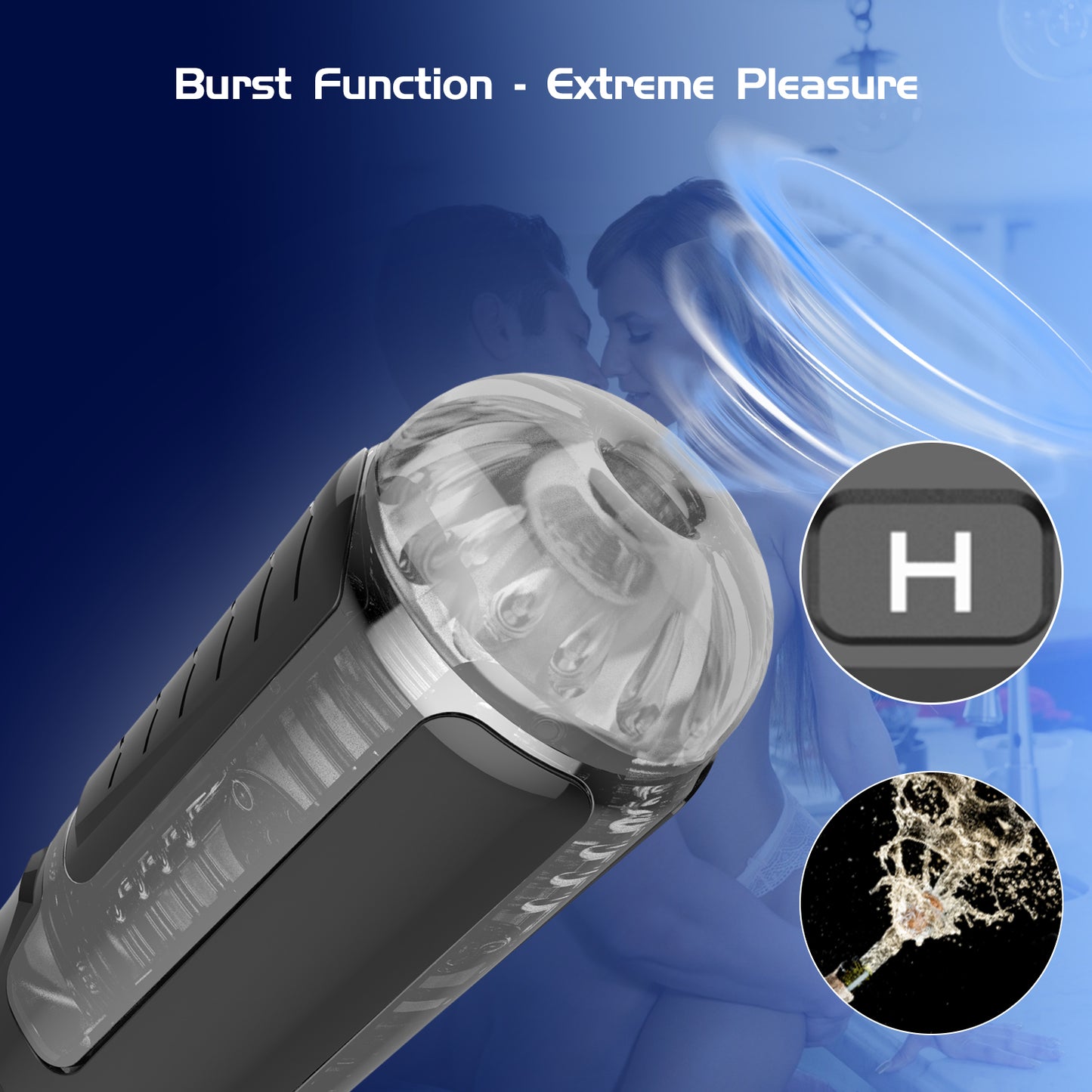 Men's Automatic Electric Personal Massager with Intelligent Features