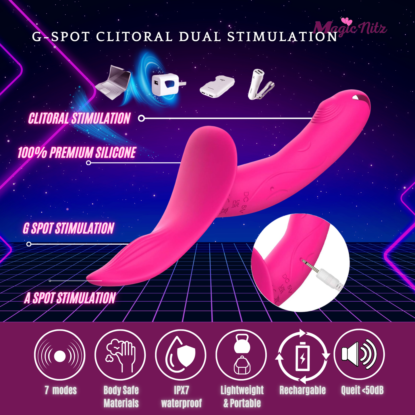 Double Vibrating Strap-On Dildo Wear on with Remote Control