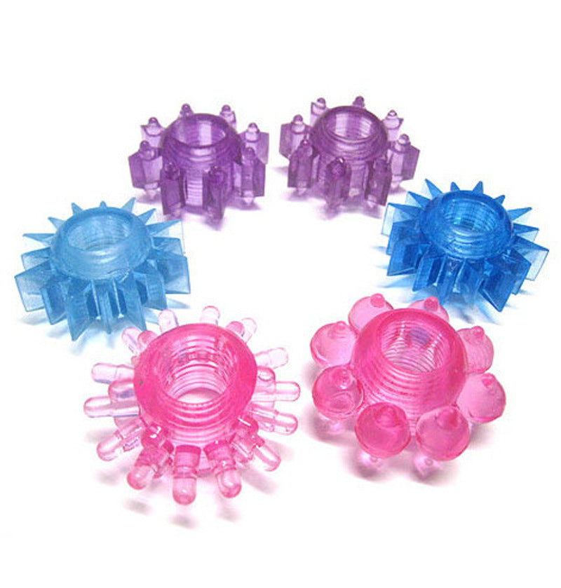 Set of 2 - Coloured Funky Cock Ring