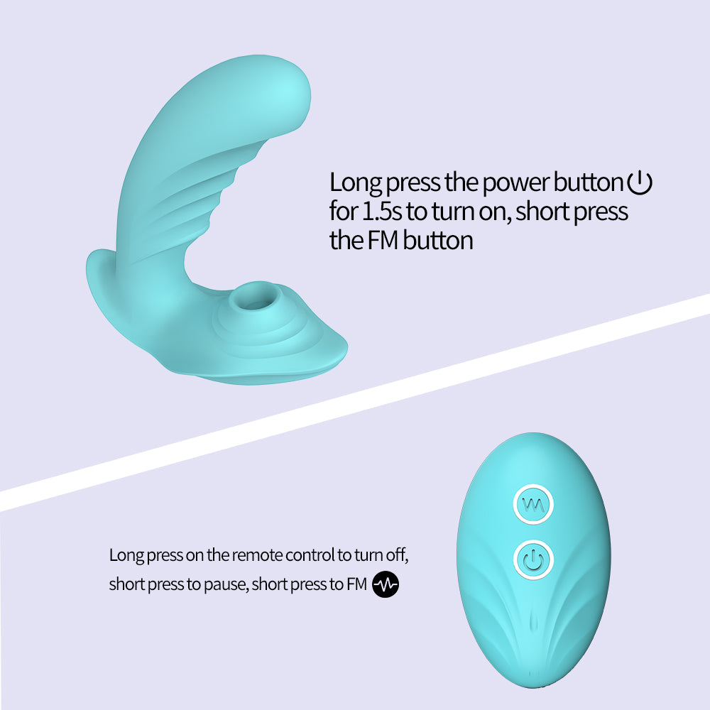 Remote Control 12-mode Clitoral Tongue Licking Vibrator