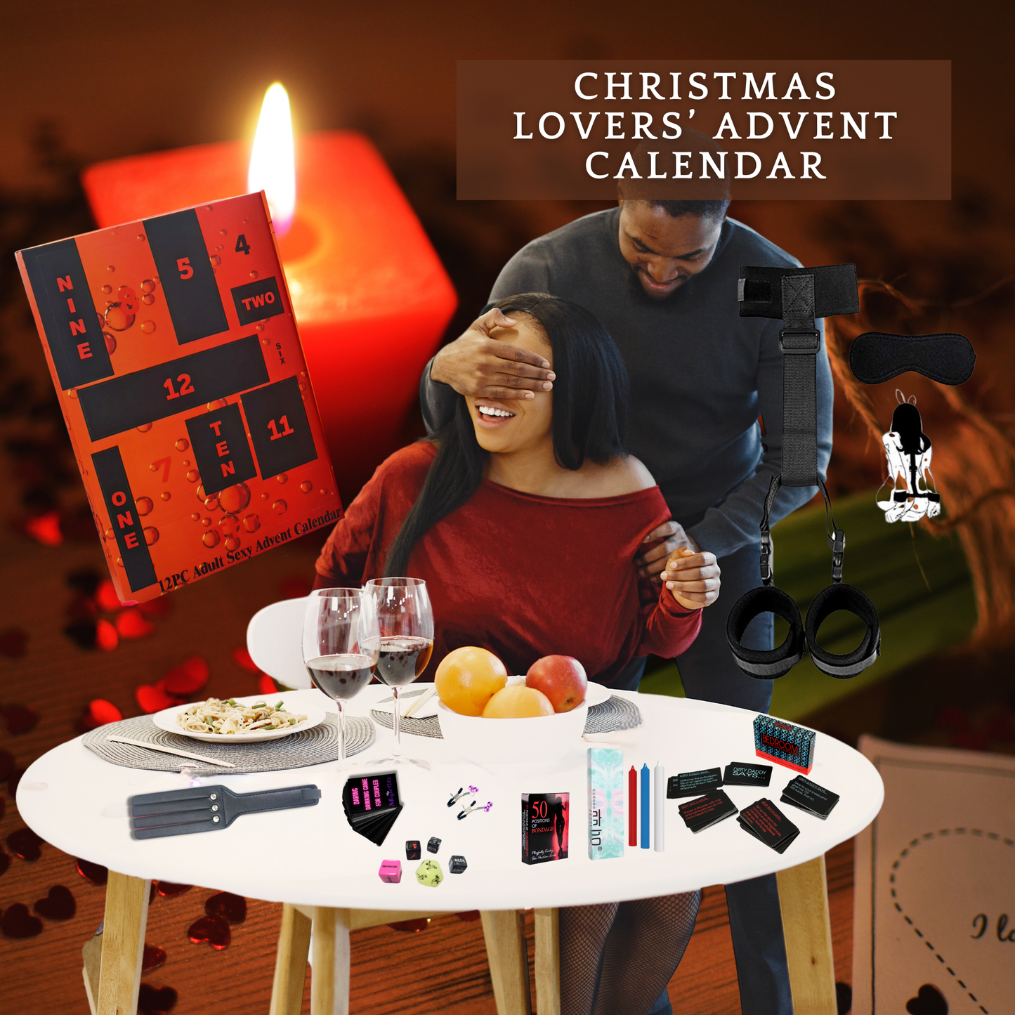 12 Nights of Game Bondage Bundle - Couples’ Christmas Advent Calendar