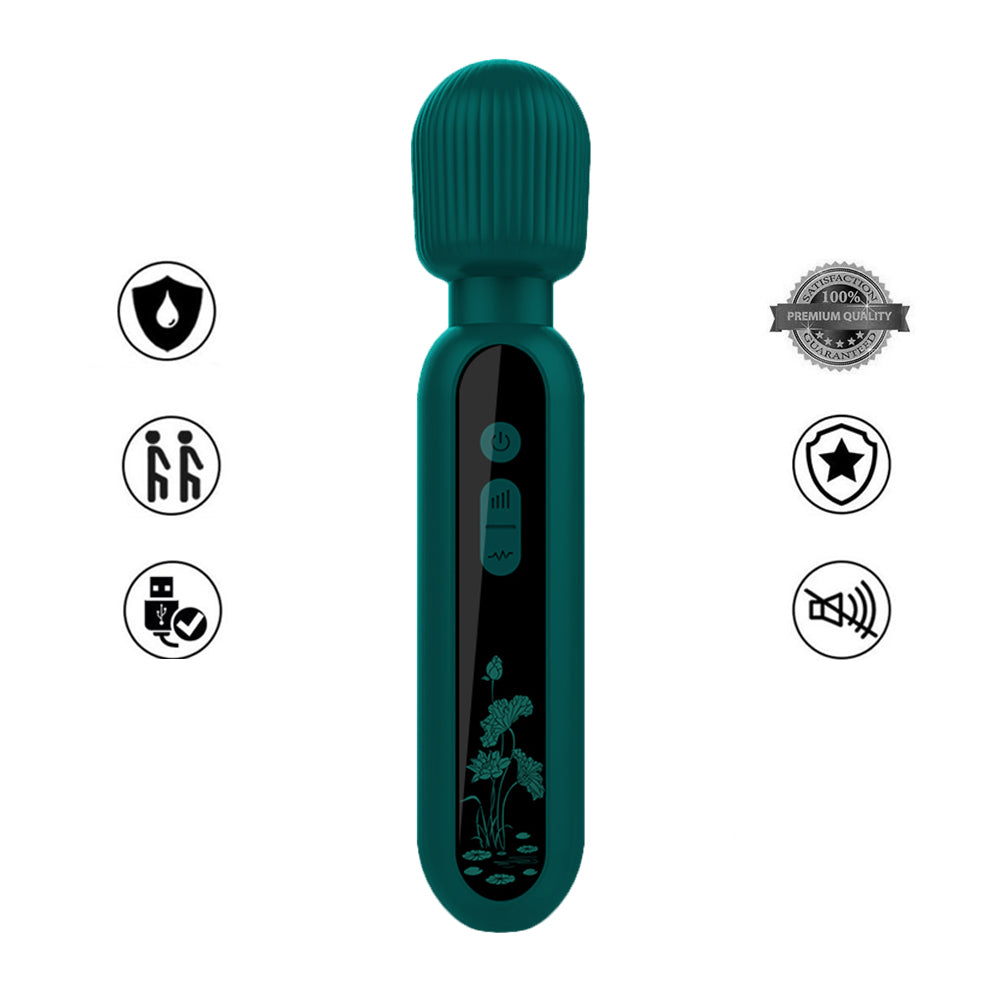 Rechargeable Wand Massager with 12 Powerful Modes