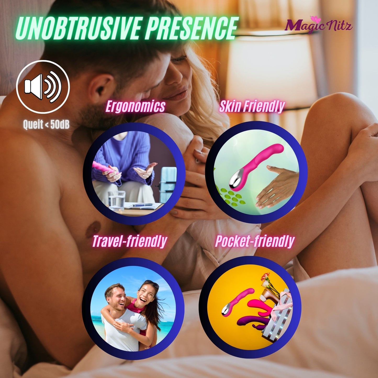 Soft Touch Waterproof Rechargeable 10 Modes G-Spot Vibrator