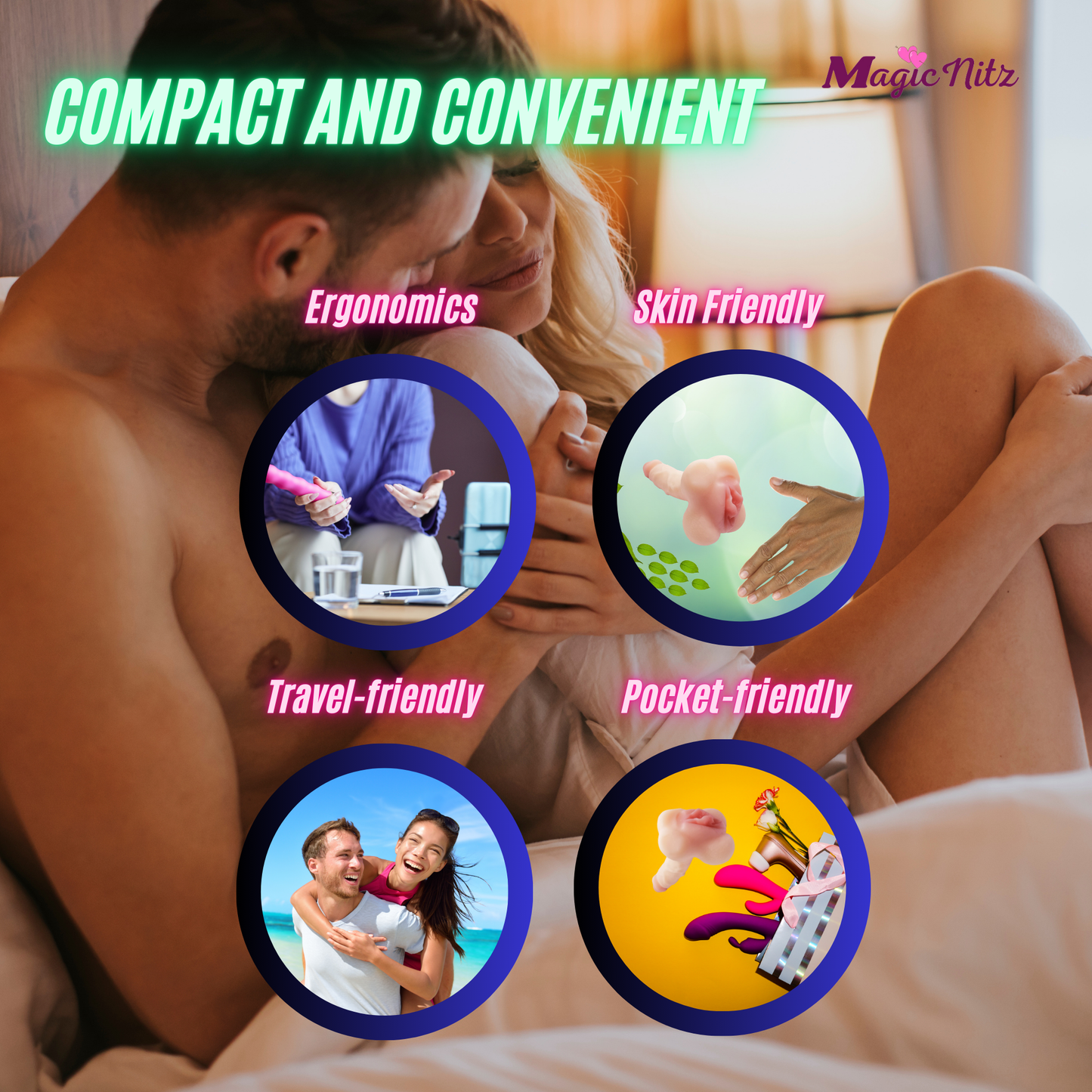 Double Ended Couples Dual Masturbator
