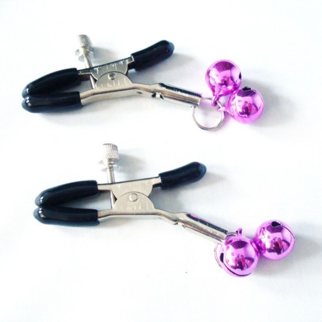 Pair of Nipple Clamps with Bells