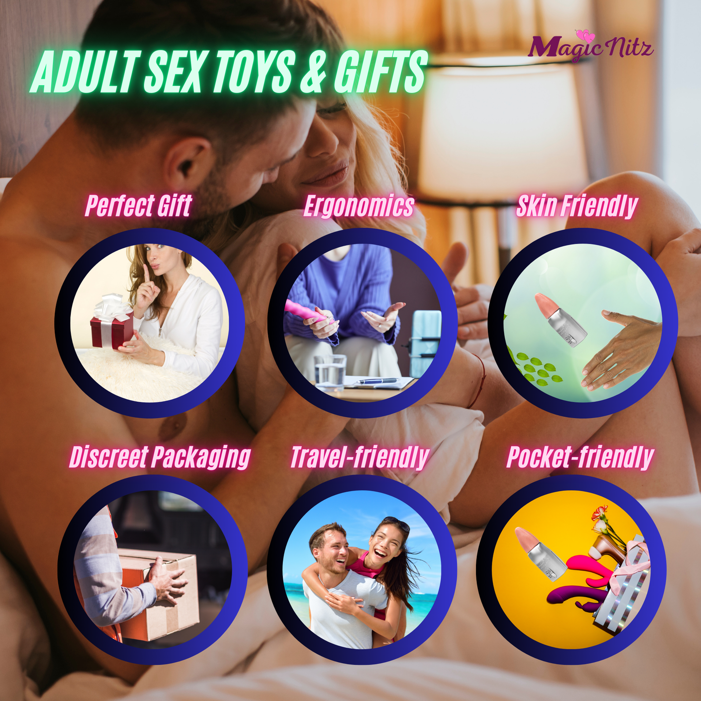 Double Penetration Silicone Dildo