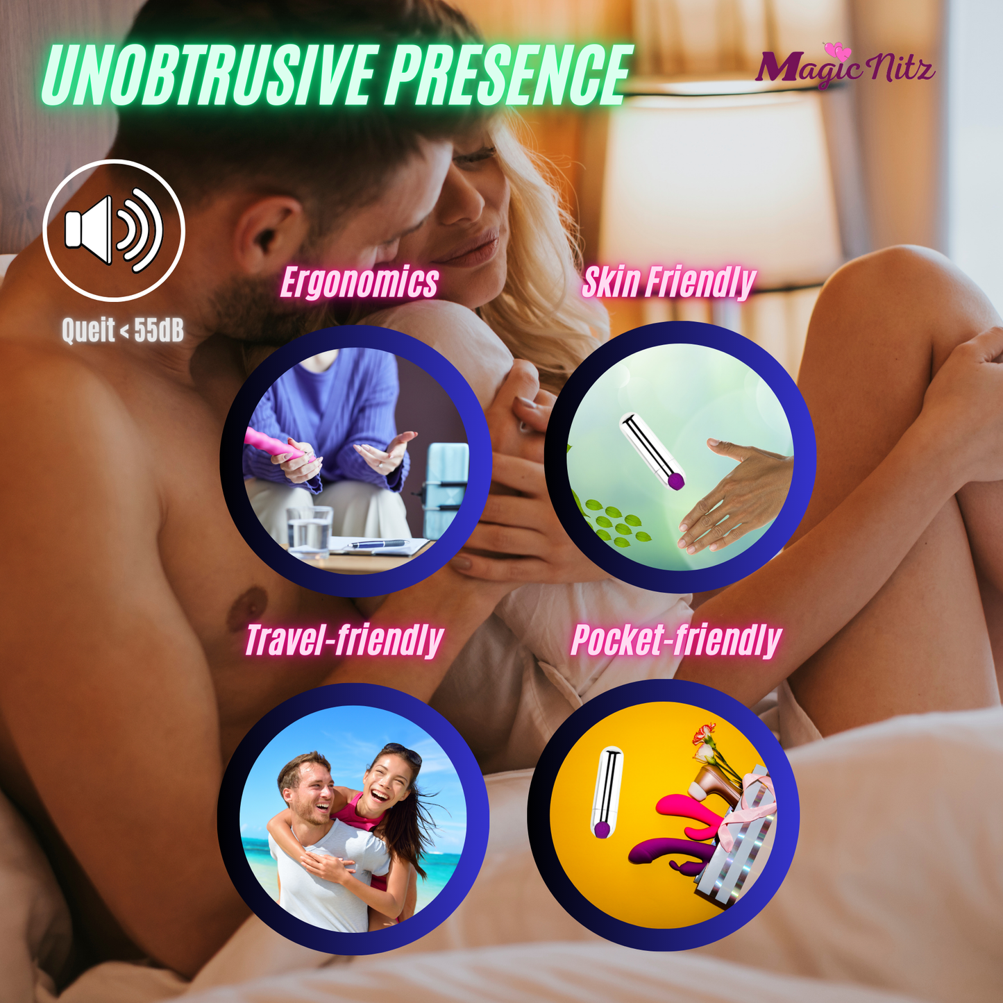 Rechargeable 10 Modes Bullet Vibrator