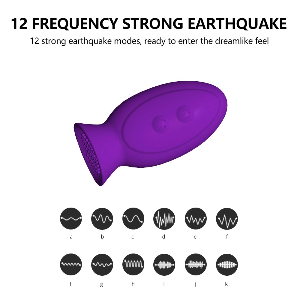 12 Function USB Charging Clitoral Vibrator