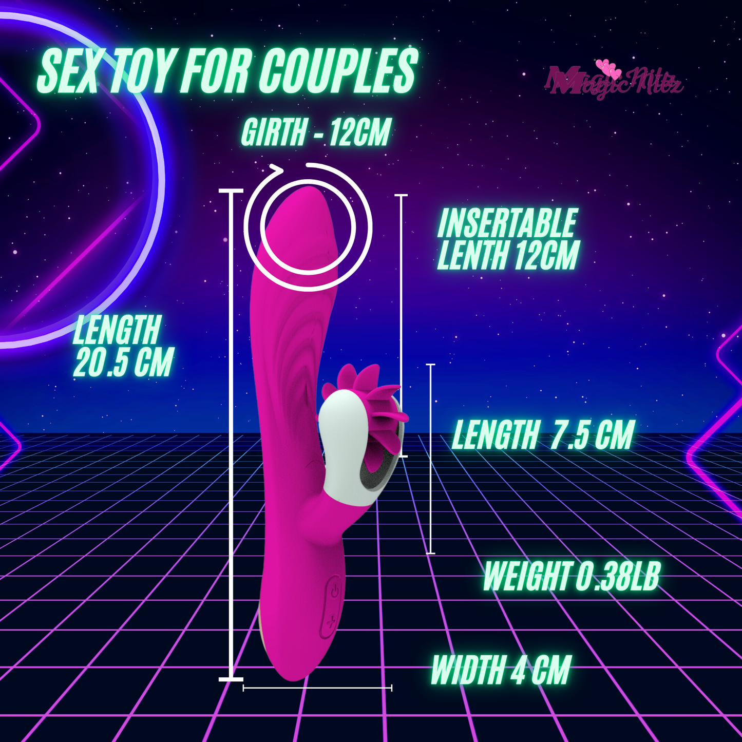 Rotating Wheel Oral Sex Stimulator Vibrator