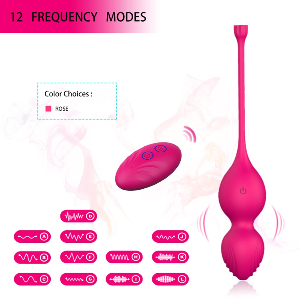 12 Modes Remote Control Egg Vibrator