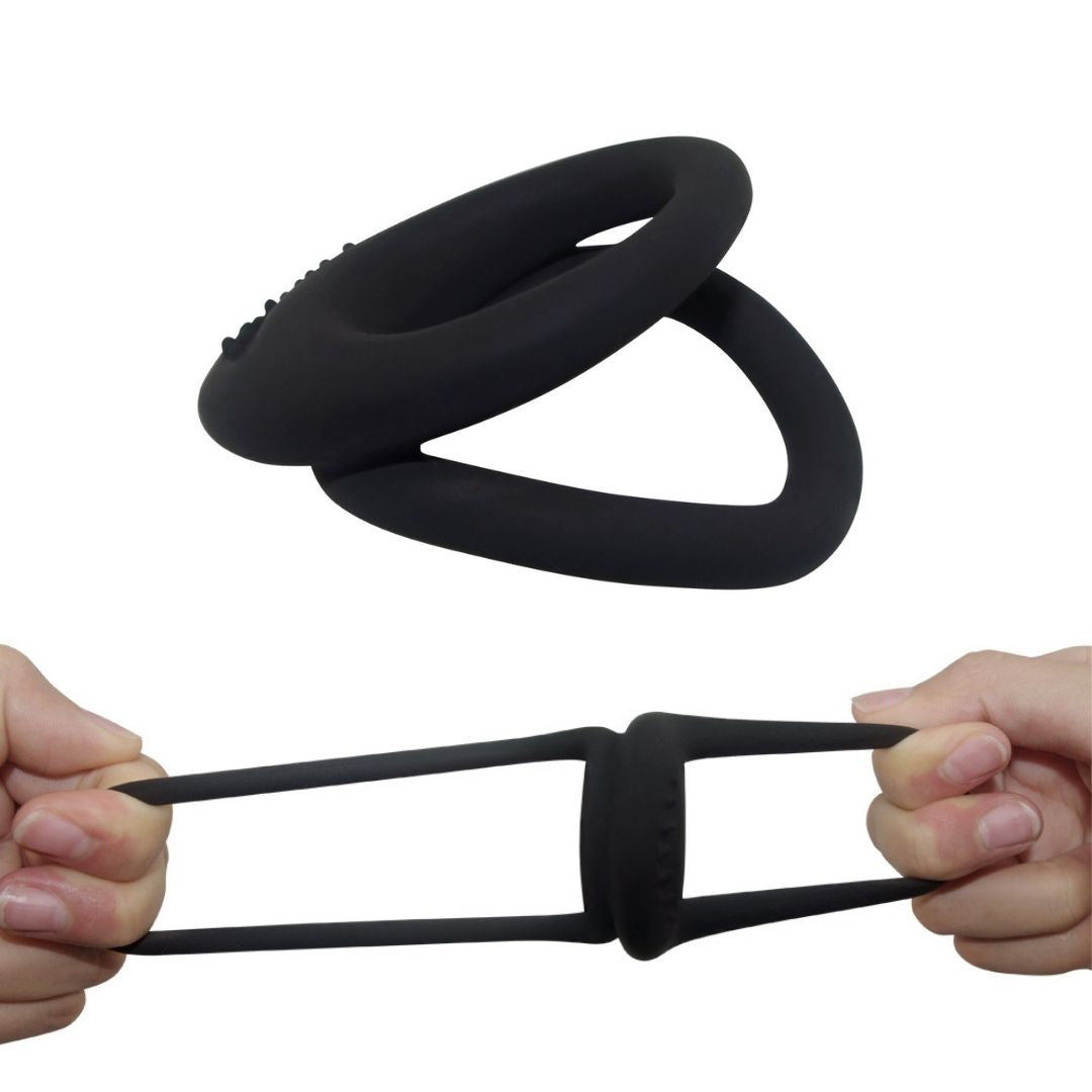 Long Last Cock & Ball Lock Double Ring Time Delay