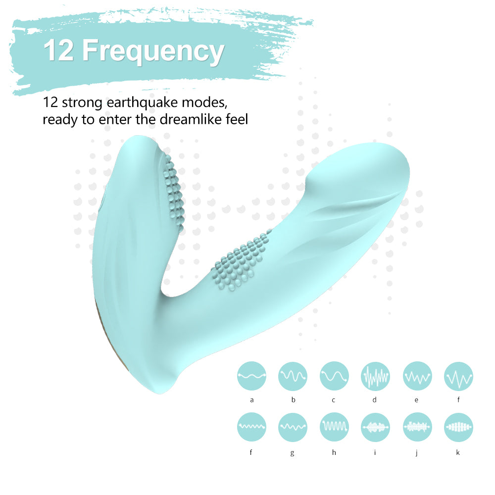 Double Act Remote Control G-Spot and Clitoral Vibrator