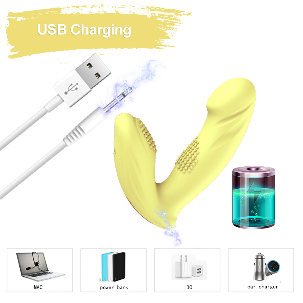 Double Act Remote Control G-Spot and Clitoral Vibrator