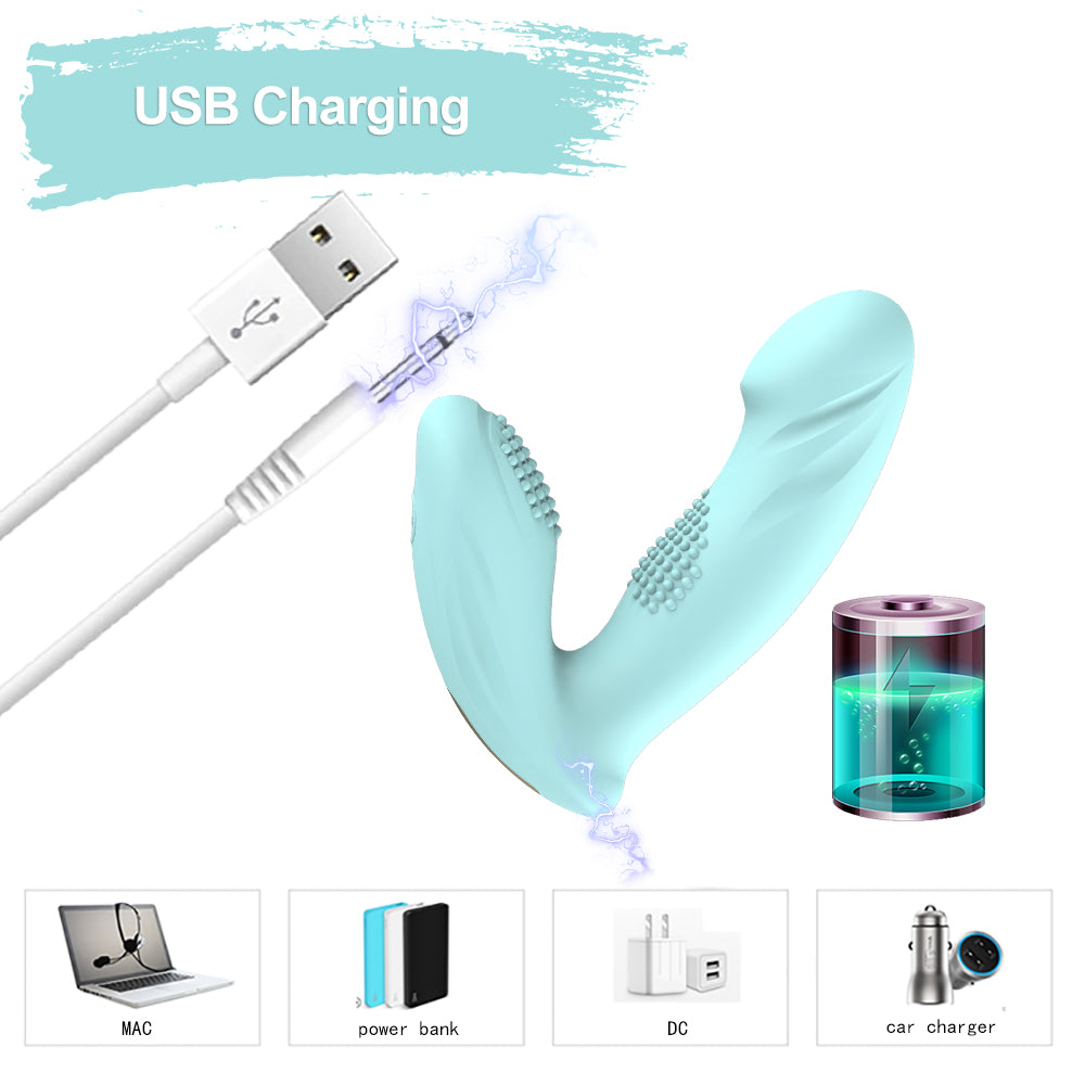 Double Act Remote Control G-Spot and Clitoral Vibrator
