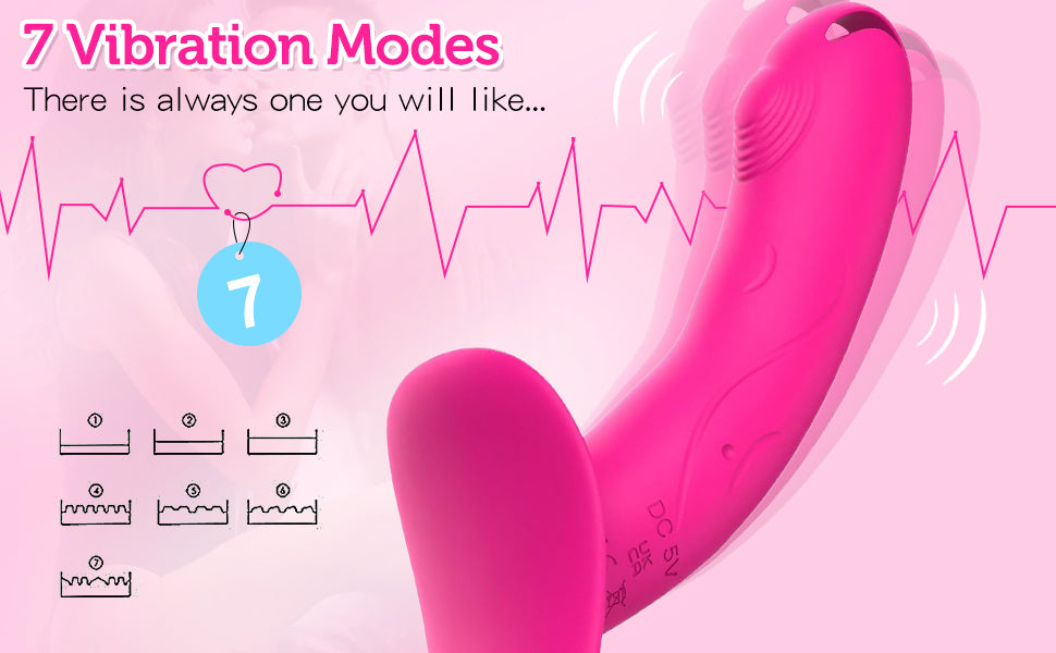 Double Vibrating Strap-On Dildo Wear on with Remote Control