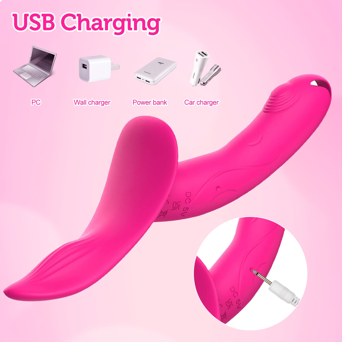 Double Vibrating Strap-On Dildo Wear on with Remote Control