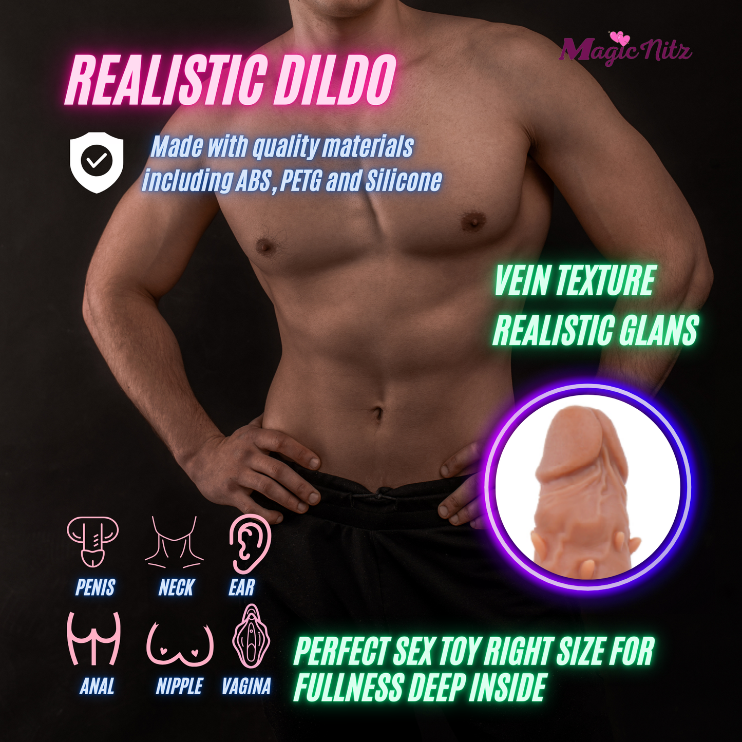 Spiky Penis Extension Dildo Sleeve