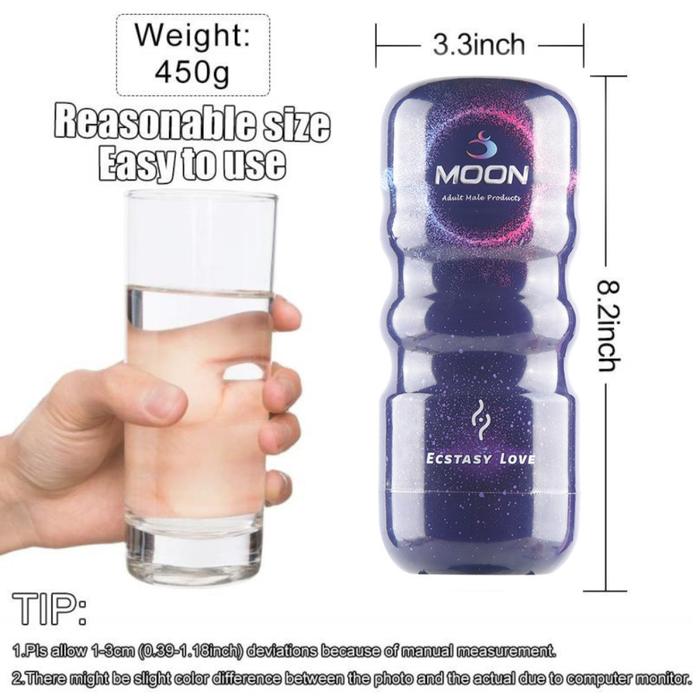 Male Masturbator Realistic Oral Vagina Anal Training Cup