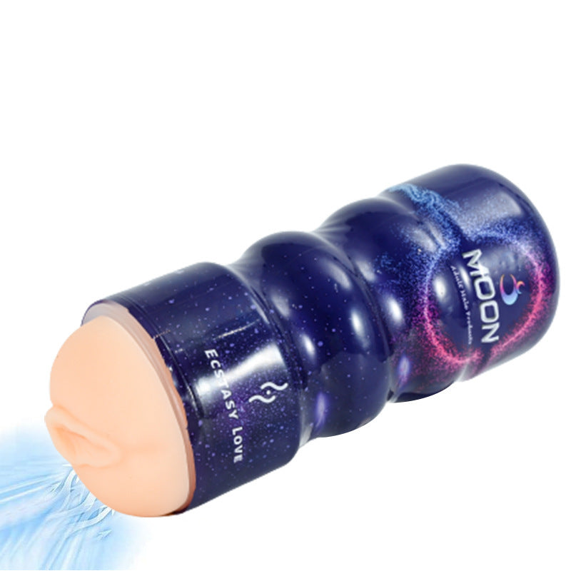 Male Masturbator Realistic Oral Vagina Anal Training Cup