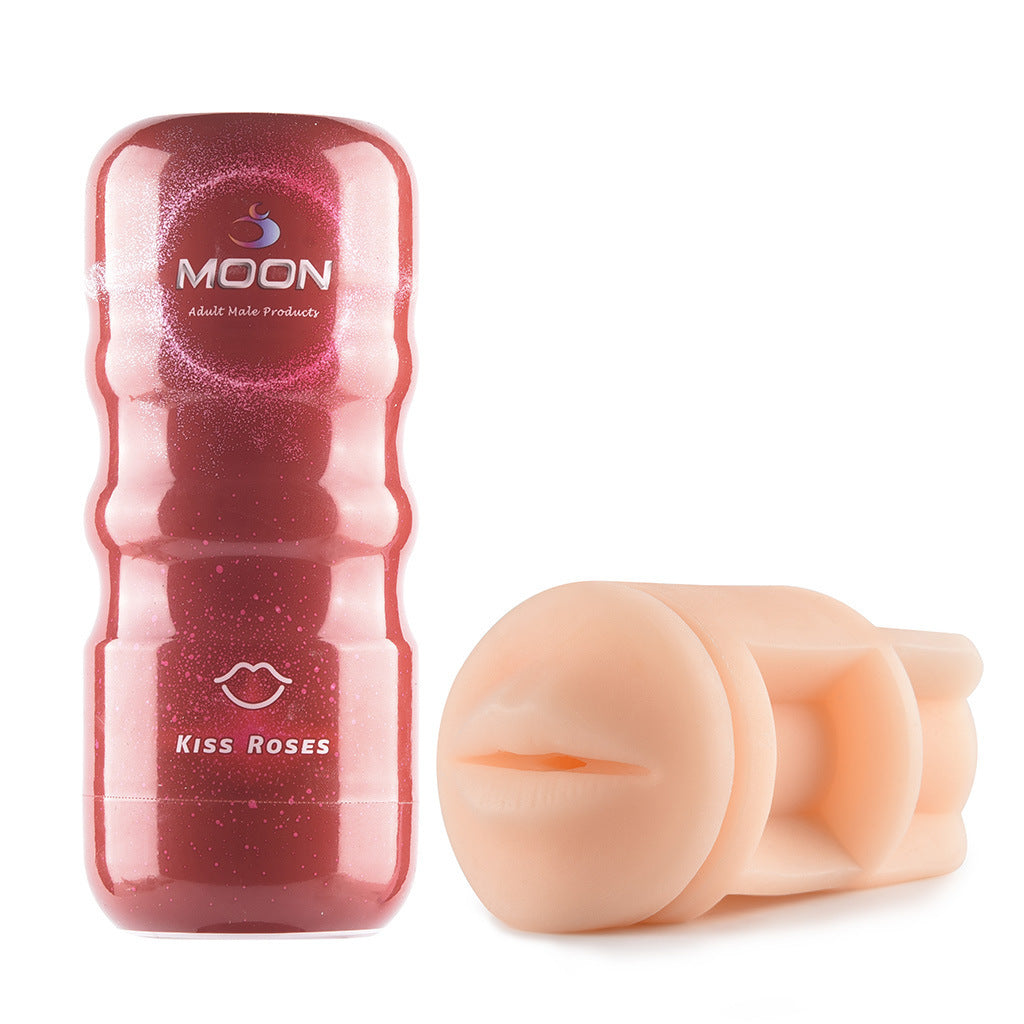 Male Masturbator Realistic Oral Vagina Anal Training Cup