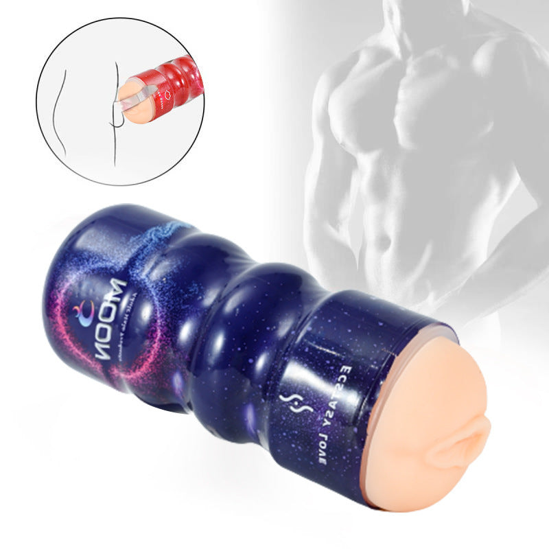 Male Masturbator Realistic Oral Vagina Anal Training Cup