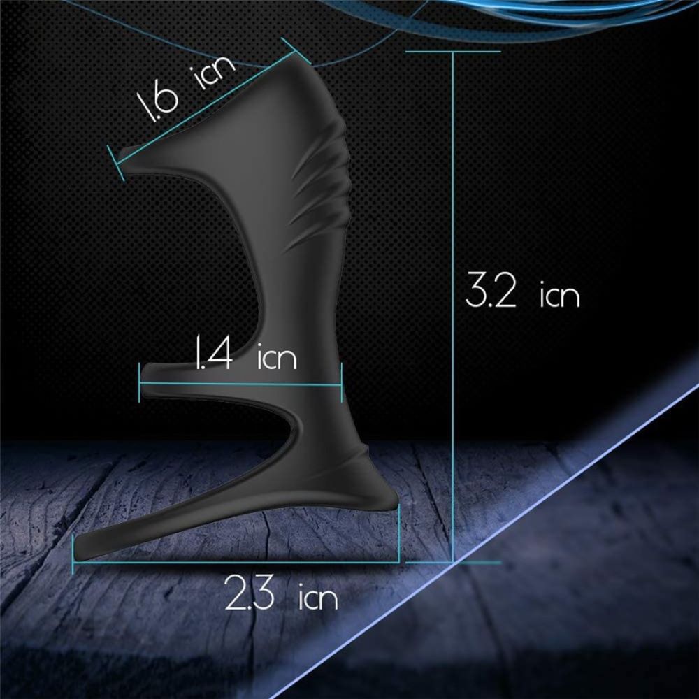 Triple Silicone Cock Ring Penis Enhancer Prolong Erection