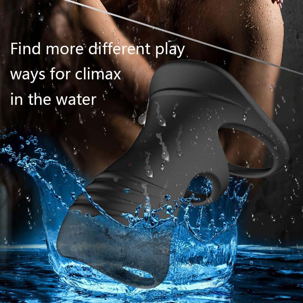 Triple Silicone Cock Ring Penis Enhancer Prolong Erection