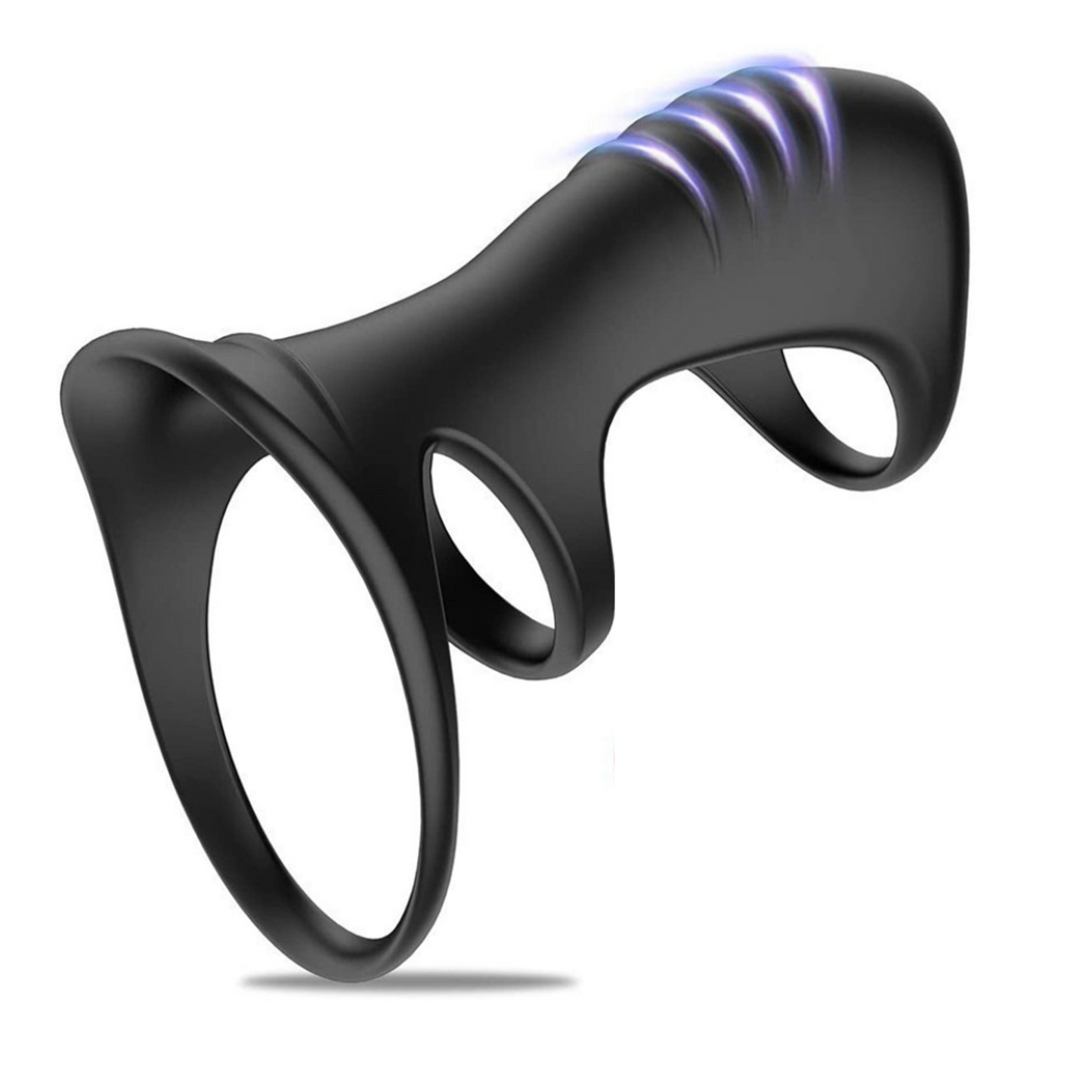 Triple Silicone Cock Ring Penis Enhancer Prolong Erection
