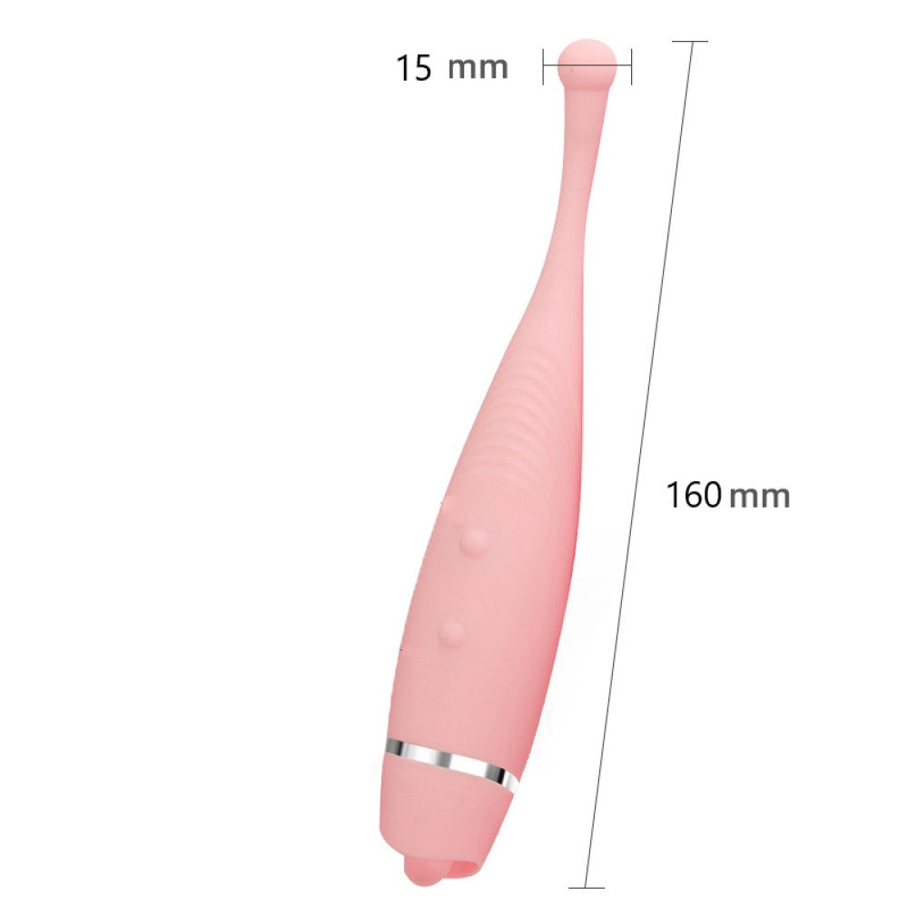 7 Modes Vibrating G-Spot Pink Massager Mini Tongue Clitoral Stimulator