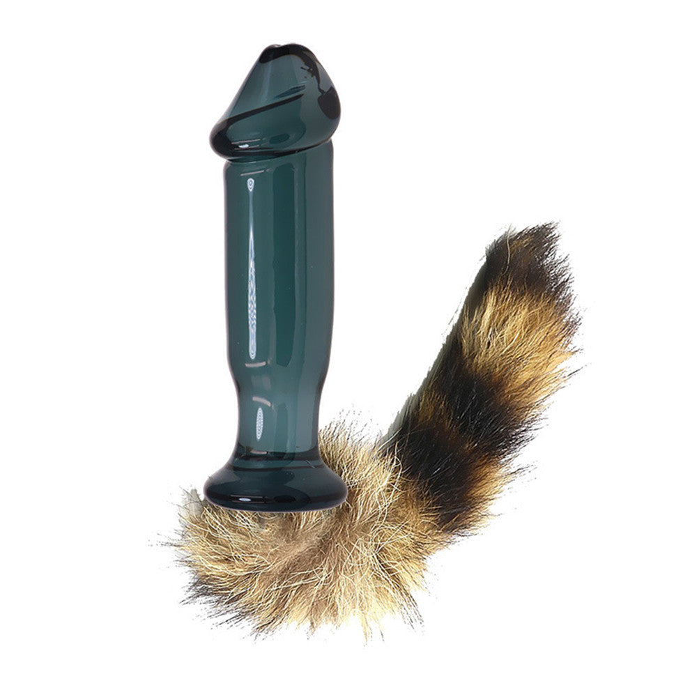 Plug Tail Passion Sex Anal Butt G-Spot Glass Dildo