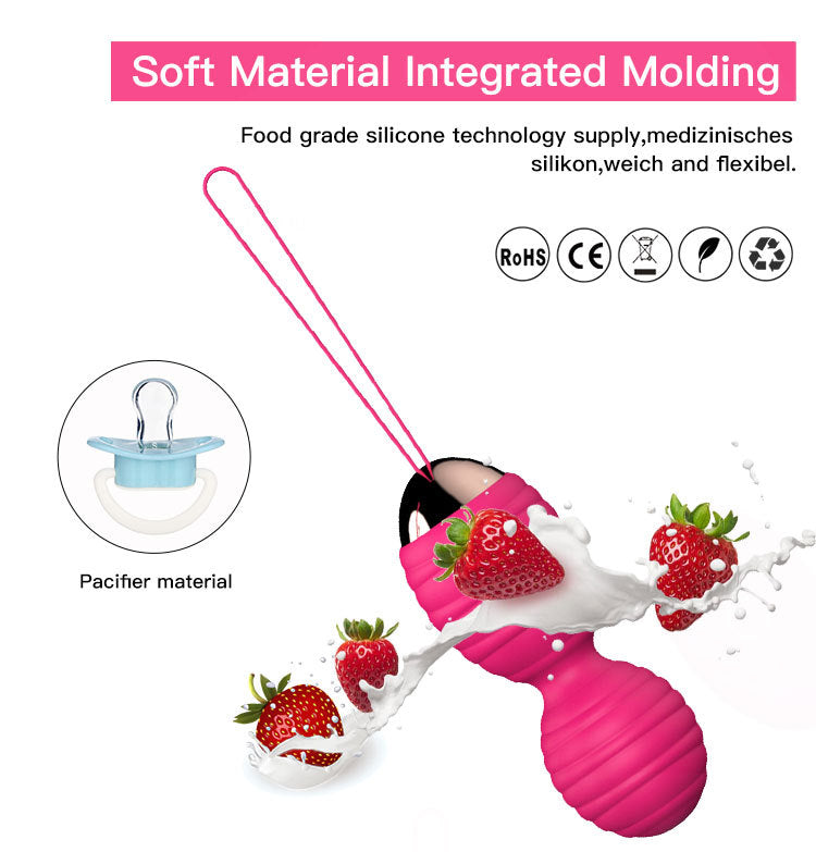 MELO Kegel Balls Women Sex Toys Silicone Clitoral Massager Vibrator with Remote Control