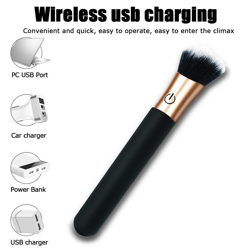 Brush Vibrator 2-in-1 Makeup Brush & Personal Massager