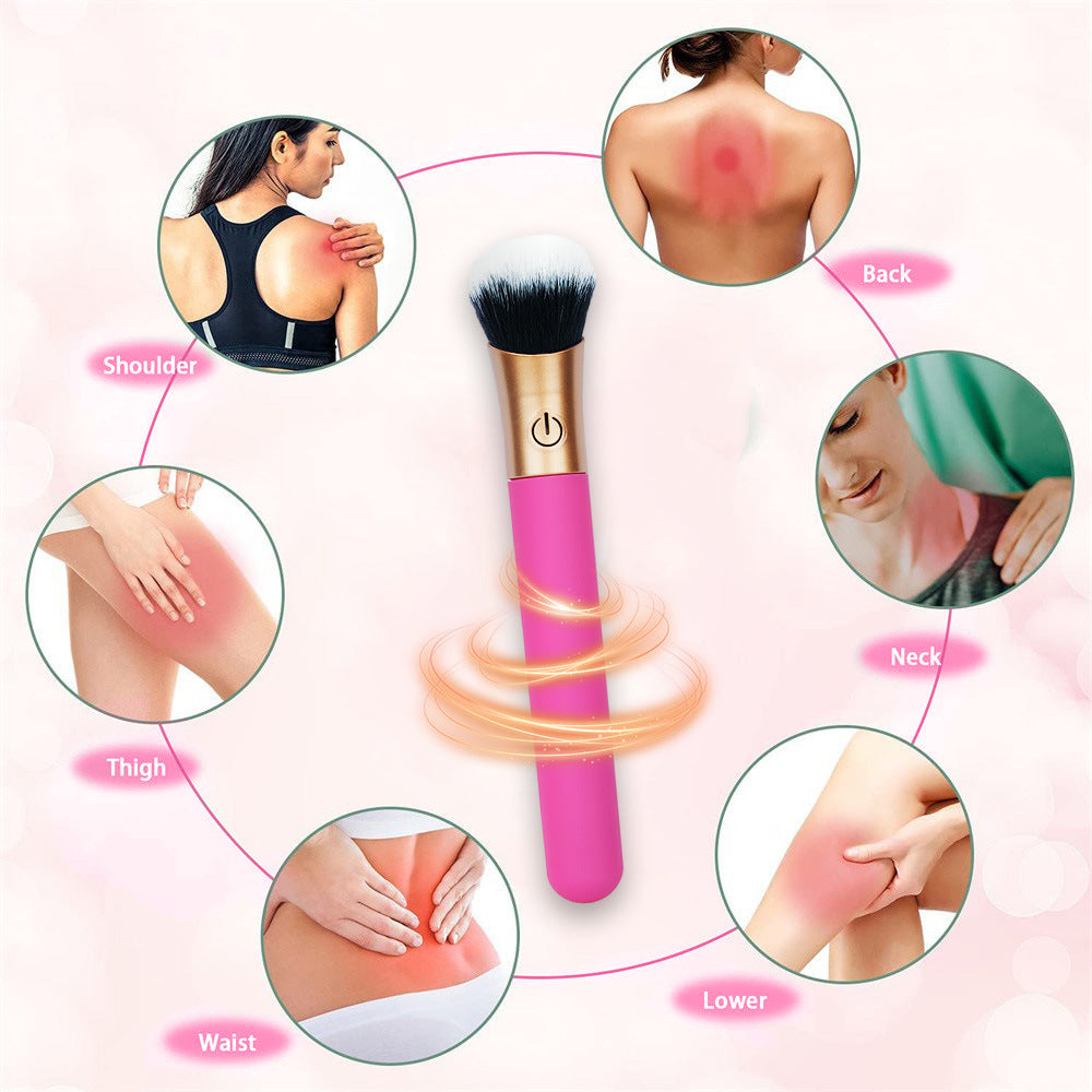 Brush Vibrator 2-in-1 Makeup Brush & Personal Massager