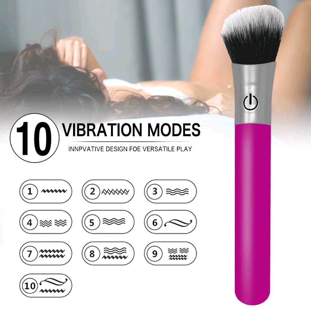 Brush Vibrator 2-in-1 Makeup Brush & Personal Massager