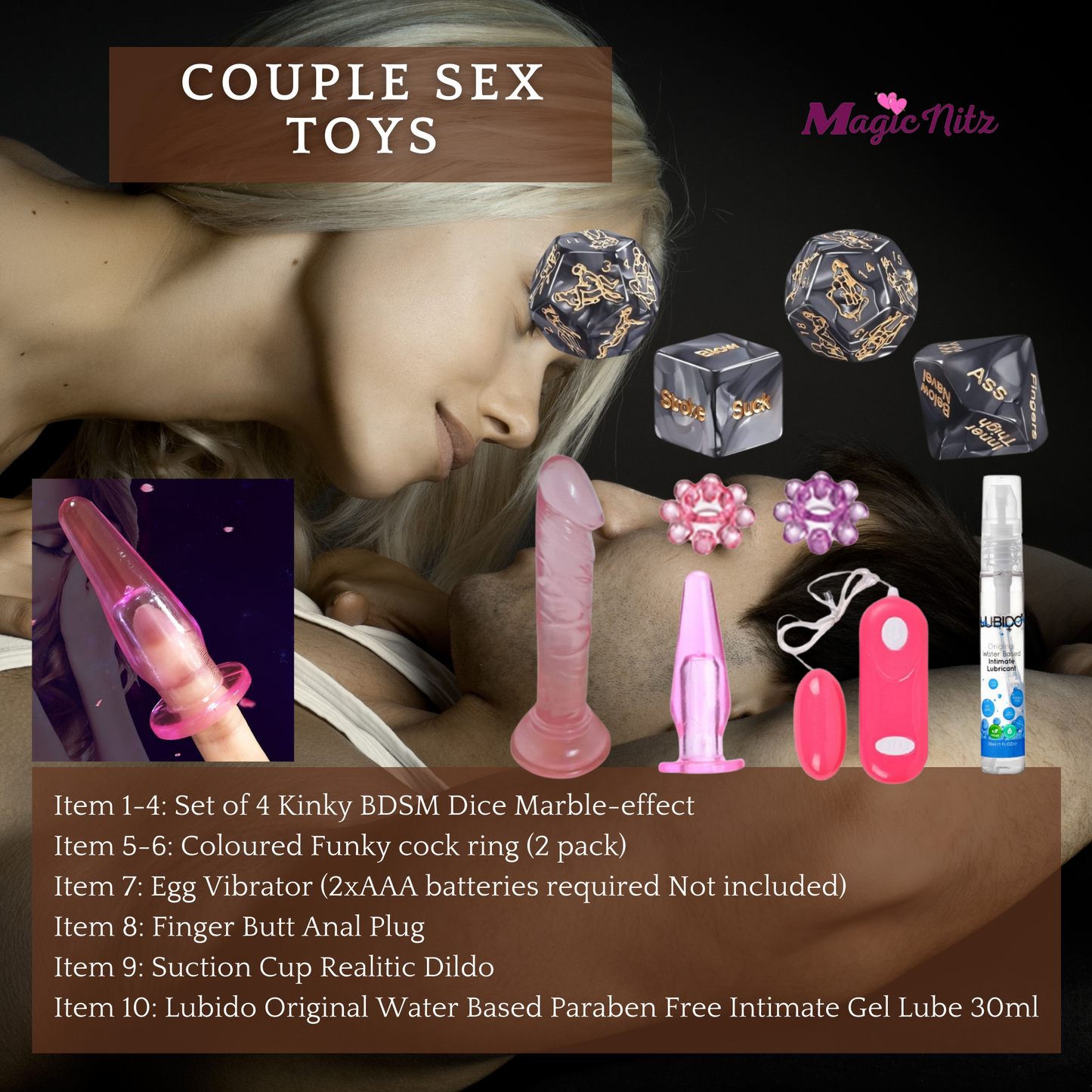 10-Piece Him and Her Toys Set
