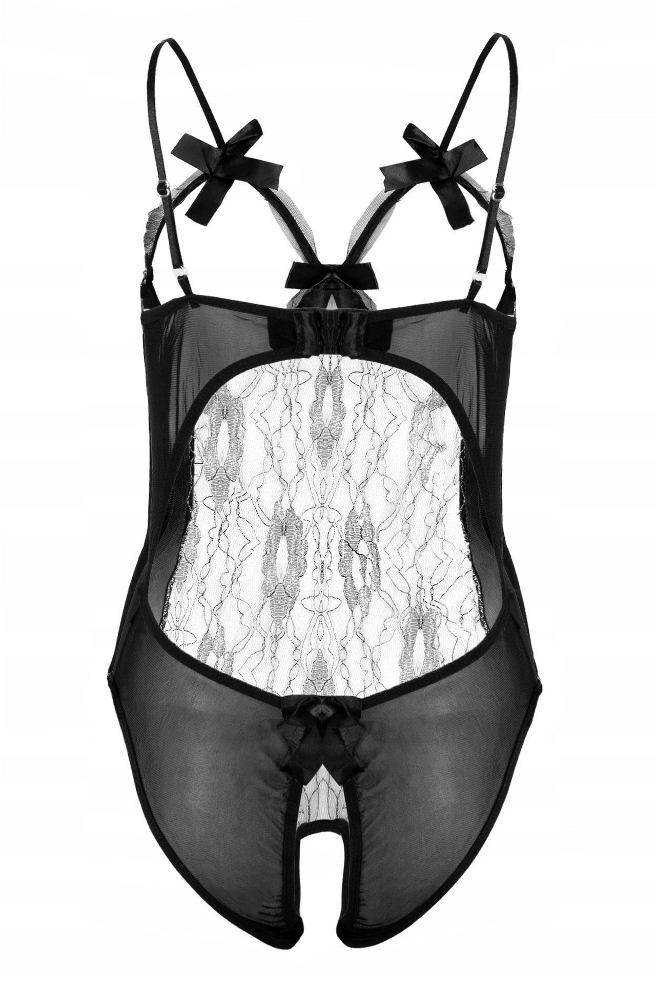Exposed Open Bra Crotchless Lace Body- Sizes UK 8-18