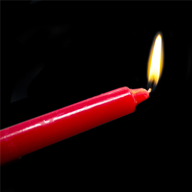 Sensual Low Temperature Candle Set, Red White Blue for Romantic Couples Play 3pcs