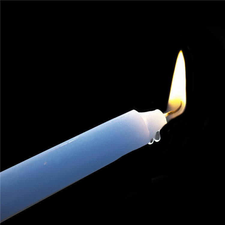 Sensual Low Temperature Candle Set, Red White Blue for Romantic Couples Play 3pcs