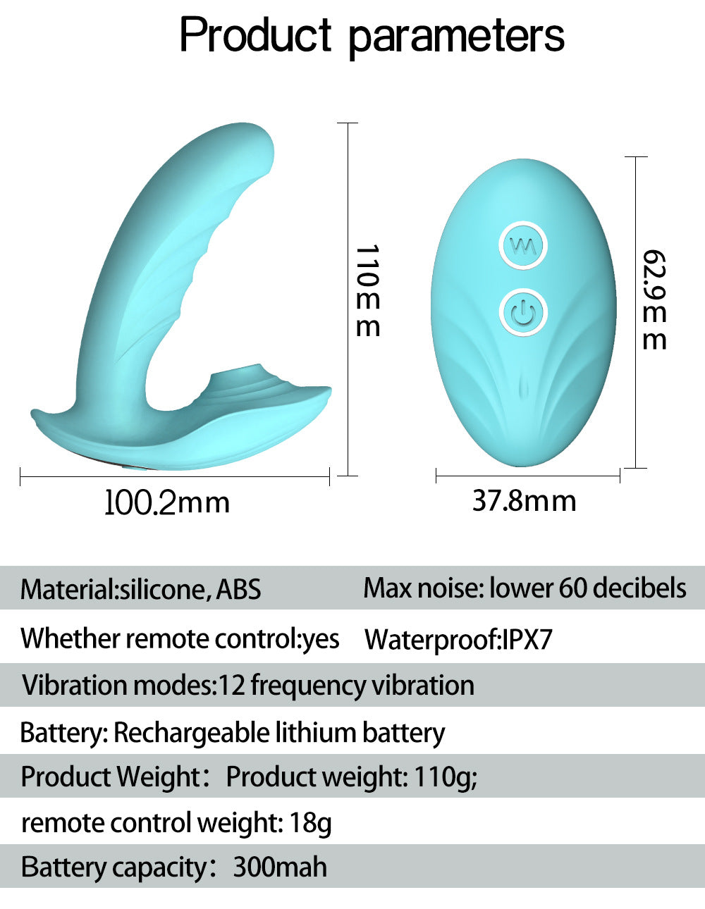 Remote Control 12-mode Clitoral Tongue Licking Vibrator