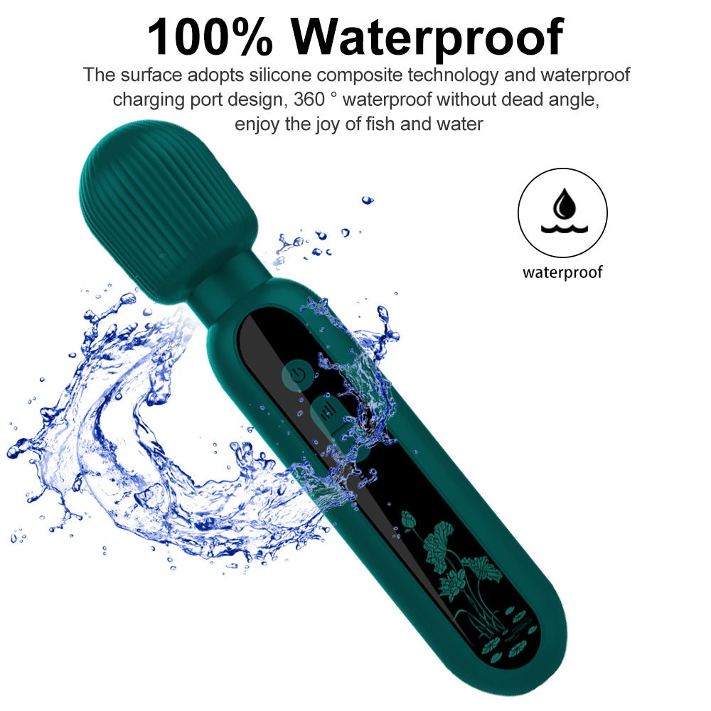 Rechargeable Wand Massager with 12 Powerful Modes