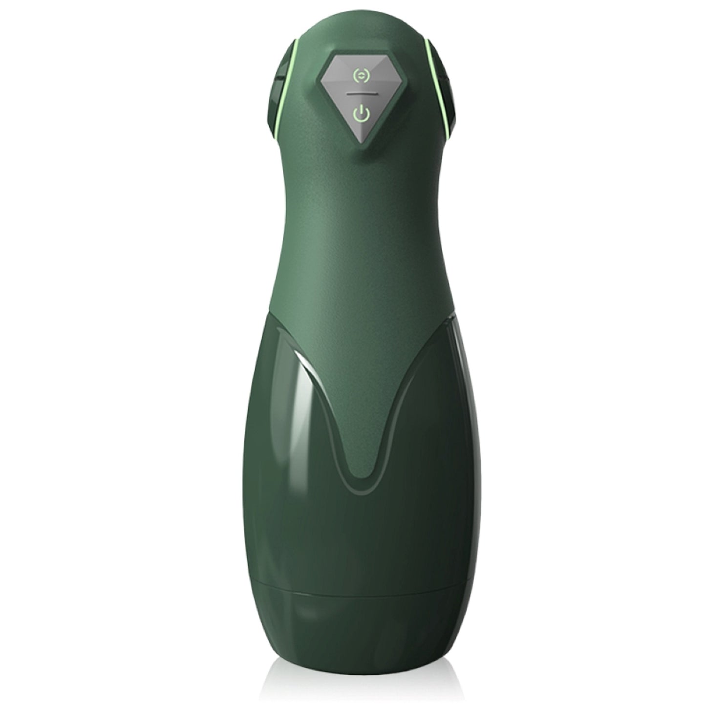 Green Male Masturbator Training Cup 5D Channel Vacuum Sucking