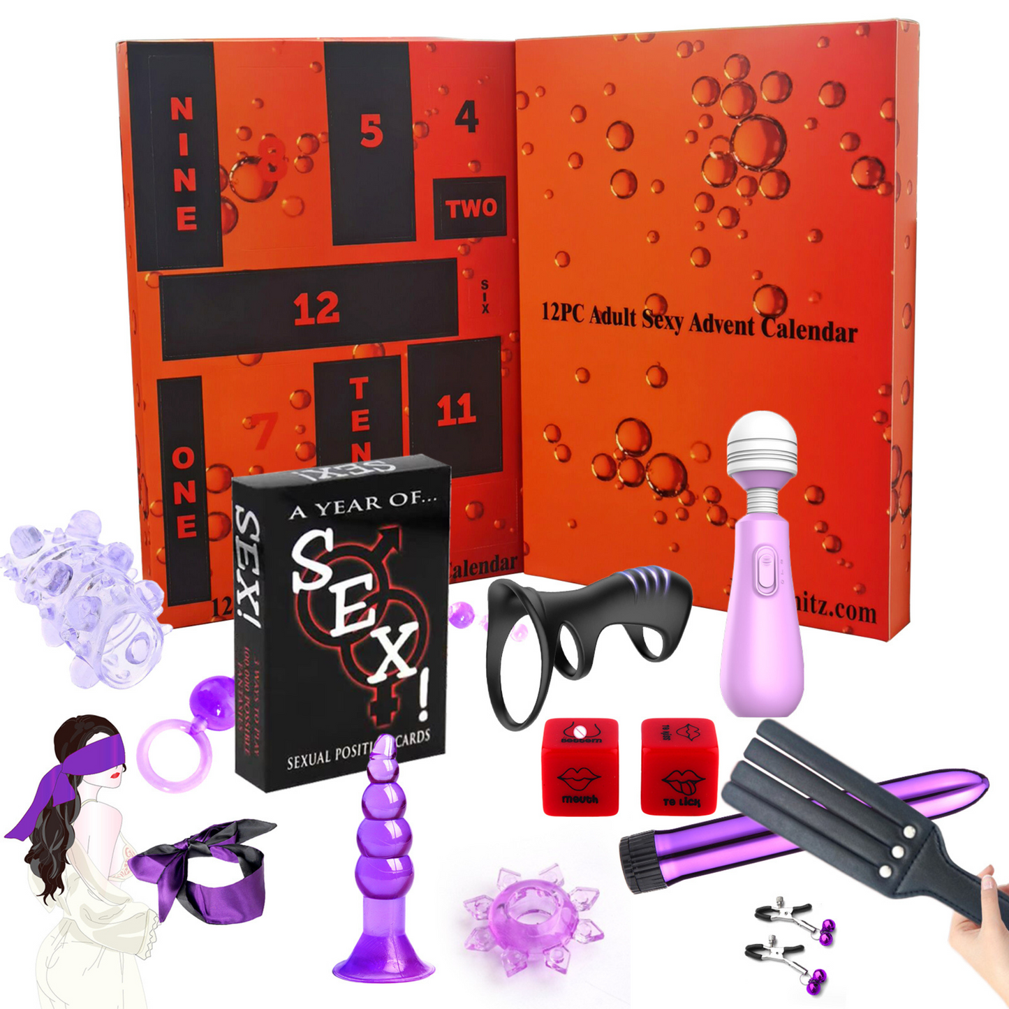 Christmas Desire 12 Days Sexy Adult Toys Advent Calendar Gift Selection Set 2025