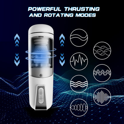 7-Frequency Silent Hands-Free Automatic Male Sex Masturbation Vibration Cup