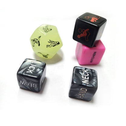 7-Piece Couples Bedroom Gift Set- 10-Mode Rabbit Vibrator, Kama Sutra Glow Dice & Bedroom Commands Game