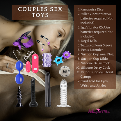 Adult Advent Calendar – 12 Days of Christmas Countdown Gift Bundle for Couple