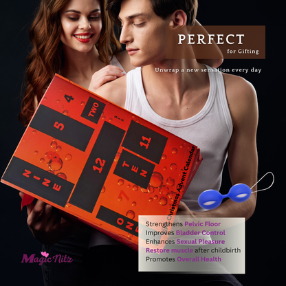 Adult Advent Calendar – 12 Days of Christmas Countdown Gift Bundle for Couple