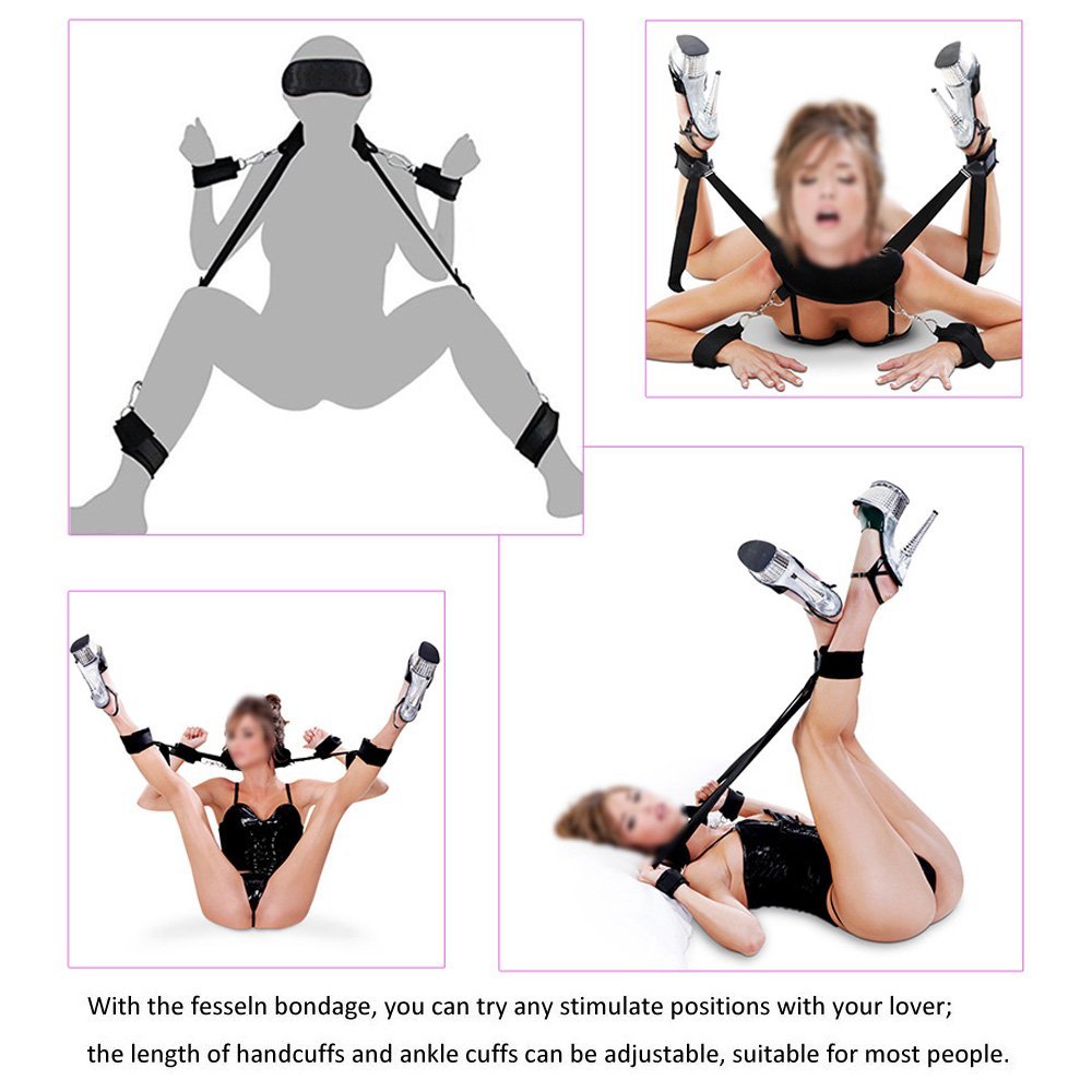 ‘Back to Black’ 5-Piece Lingerie and Bondage Set